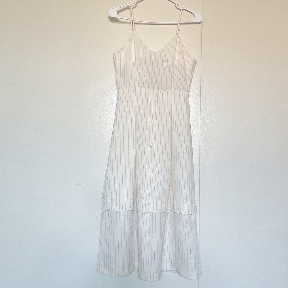 Off-White Camisole Maxi Dress